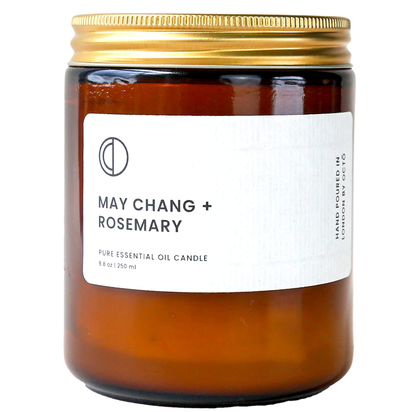 OCTŌ May Chang + Rosemary | Scented Candle. Made with Essential Oils and Soy Wax 250ml — image 1