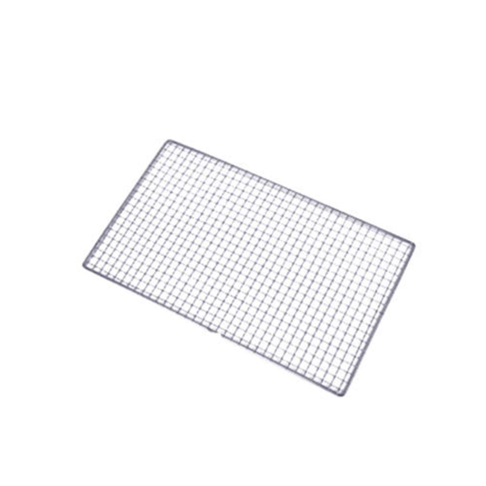 Photo 1 of Stainless Steel BBQ Grill Grates Replacement - Mesh Wire Net, 25x40cm/9.8x15.7in, for Outdoor Barbecue and Camping