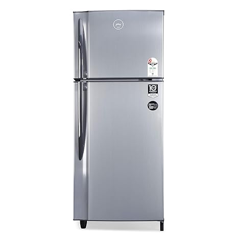 Godrej 236 L 2 Star Inverter Frost-Free Double Door Refrigerator (RF EON 236B 25 HI SI ST, Stainless Steel)