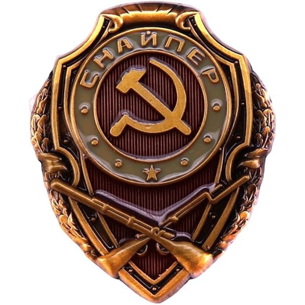 Amazon.com: Ficsowy Enamel Pins Vintage Soviet Pin Sickle Hammer