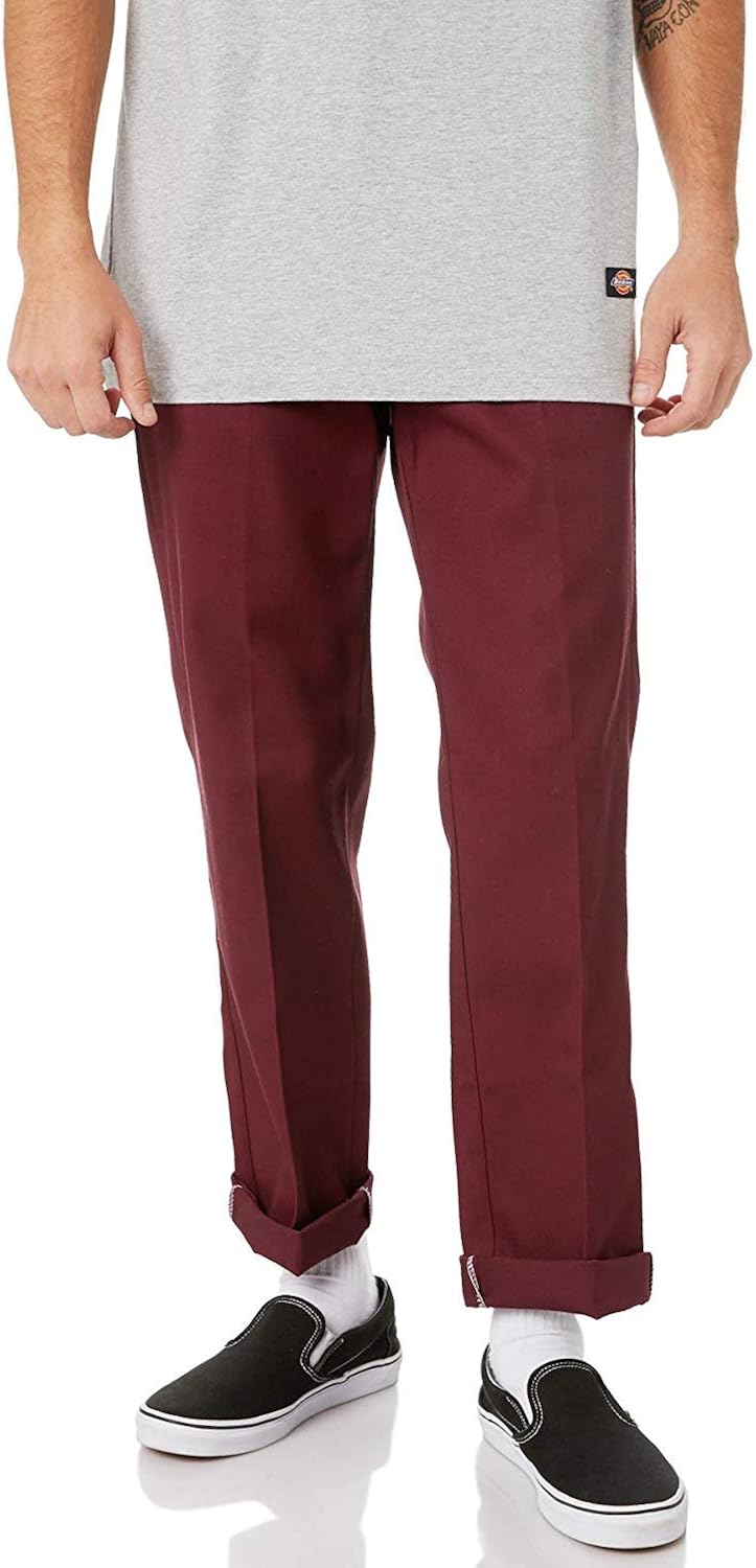 Amazon ディッキーズ Dickies ワークパンツ チノパン 無地 Original 874 Work Pant Maroon 30 32 34 36サイズ ワインレッド ロングパンツ 通販