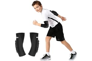 ONTYZZ 1 Pair Children's Elbow Pads Elbow Bandages Basketball Arm Warmers Goalkeeper Protective Shooter Sleeve for Sport