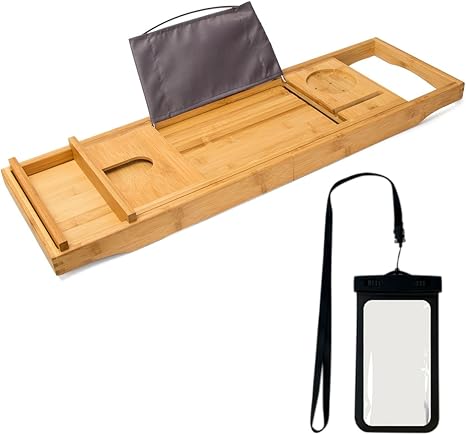 Amazon Akunsz 伸縮 バスタブトレー バスタブラック バステーブル 竹 ブックスタンド 防水クロース スマホ防水ケース付き 風呂用 テーブル お風呂用品 バスグッズ 75 110 X23x4 7cm スマホ Ipad ワイン 化粧水など雑貨置き台 バス用品 ホーム キッチン オンライン通販 Amazon Akunsz 伸縮 バスタブトレー バスタブラック バステーブル 竹 ブックスタンド 防水クロース スマホ防水ケース付き 風呂用 テーブル お風呂用品 バスグッズ 75 110 X23x4 7cm スマホ Ipad ワイン 化粧水など雑貨置き台 バス用品 ホーム キッチン オンライン通販