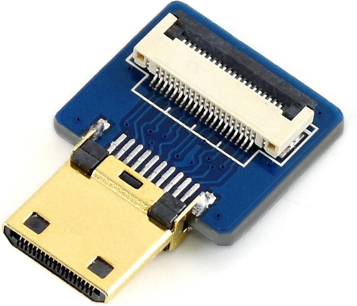 SB Components DIY Cable Adapter: Straight HDMI Ribbon to Build Custom Cables with Standard HDMI Type A Male Connector