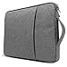 GMYLE MacBook Air 13 Inch Case A1466 A1369 Old Version 2010 2017 and 13 13.3 Inch Handle Carrying Sleeve Bag 2 in 1 Set (Clear & Grey)