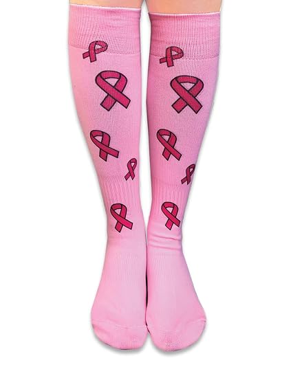 Inspire Breast Cancer Awareness Crew Cut Socks (Sold Out) - Shaun Rhames Fashions