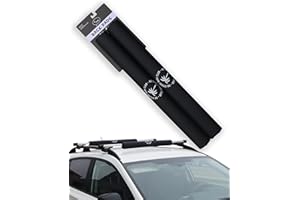 Ho Stevie! Surfboard/SUP Round Roof Rack Pads (Set of 2 Pads, 28" or 17") for Cars with Crossbars (28")