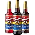 Torani Syrup Berry Lovers Raspberry, Strawberry and Blackberry (3 pack)