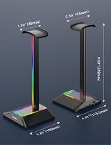 New Bee RGB Headphone Stand USB-C USB Port Headset Holder Gaming Accessories view 5