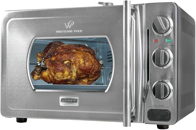 Amazon De Wolfgang Puck Druckbackofenrotisserie 29 Liter Arbeitsflache Backofen Set