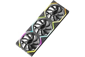 Jungle Leopard Galaxy X3 120mm PC ARGB Computer Case Fans|Double Ring CD |Daisy-Chain|5V 4PIN PWM 2000PRM(Black Forward Tripl