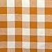 DII Heavyweight Fringed Check Tabletop Collection, Table Runner, 14x72, Pumpkin Spice