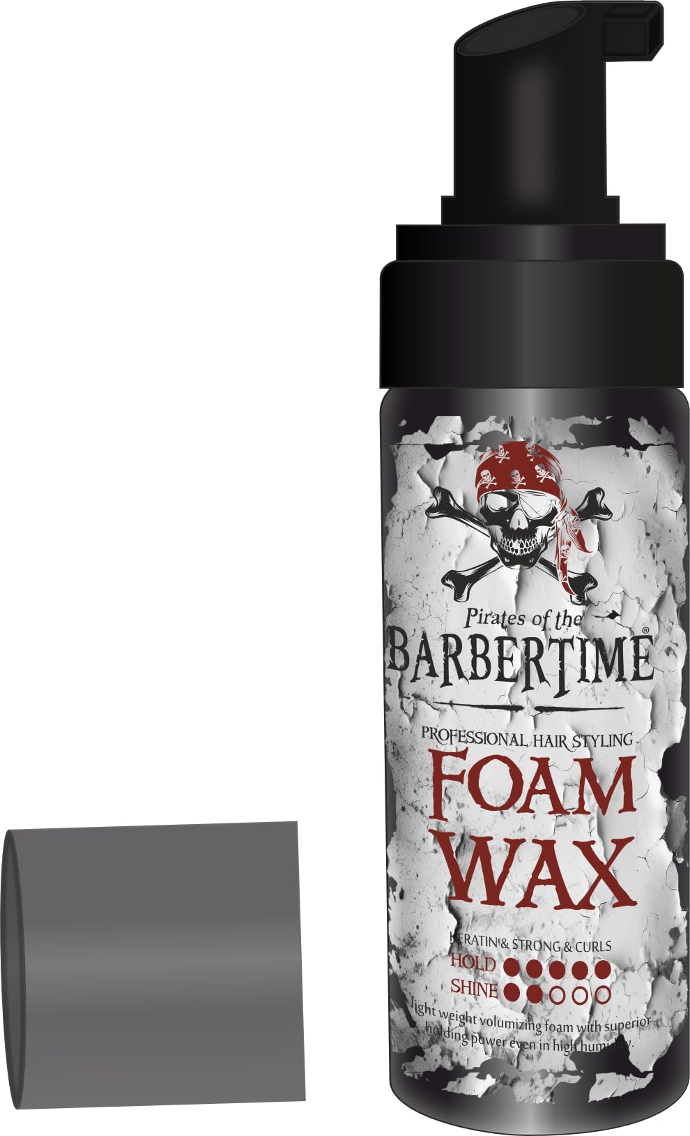 Barbertime Hair Styling Foam Wax 150 ml | Medium Hold & Easy to Use Apply For Unisex