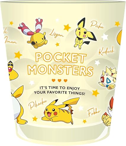 Amazon Co Jp ティーズファクトリー ドット タンブラー カラーズ ポケットモンスター イエロー 300ml 0 8 0 8 17 8cm ホーム キッチン