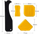 KUUQA Silicone Sealant Tool Kit 9 Pcs Caulking Grout Finishing Tools view 2