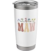 Maw Gifts Women's Wildflower Floral Design Maw Stainless Steel Insulated Tumbler
