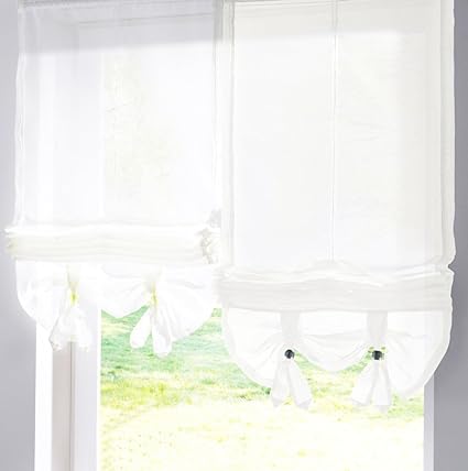 Nursery Decor Sheer Roman Shades Tap Top Livebycare Balcony Window