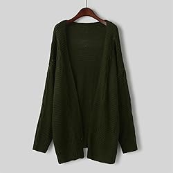 ADJHDFH Chunky Sweater Women Balloon Sleeve Sweater