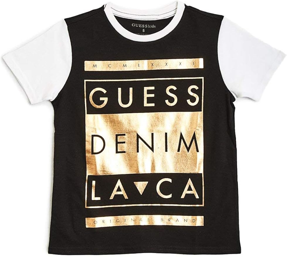 guess repeat logo crewneck