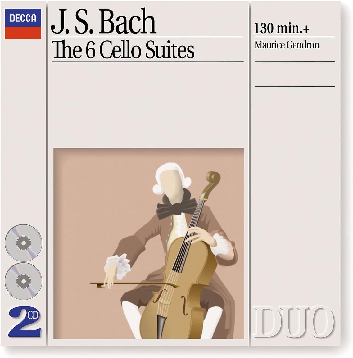 Bach J S The 6 Cello Suites Amazon Co Uk Music