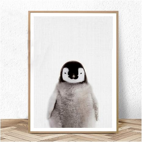 framed baby animal prints