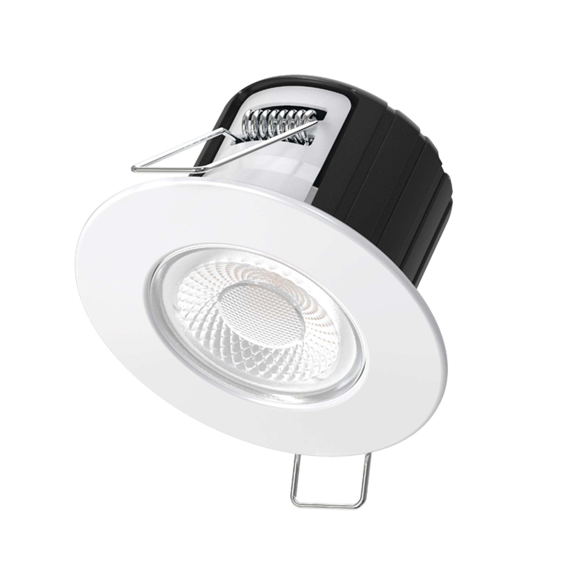 Bright Source ECO5 LED Recessed Dimmable Downlight, 5w, 4000K Cool White, 560lm, IP65 Rated with Bezel, Fire Rated, 55mm Cutout