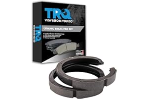 TRQ Parking Brake Shoe Set Compatible with Ford Edge MKX Mazda CX-7 CX-9 Tribute GTO