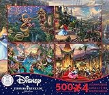 Ceaco (4) 500 Piece Thomas Kinkade - Disney Dreams