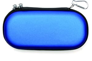 ELIATER Playstation Vita Carring Case Portable Travel Pouch Cover Zipper Bag Compatible for Sony PSVita 1000 2000 Game Console (Blue)