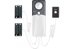 Techko S189 Ultra Slim Safe Pool Alarm for Kids, ETL Listed UL 2017 Compliant, Indoor/Outdor Weather Resistant, 110db Loud Alarm with 2X Bypass Buttons, Gray, 1Count