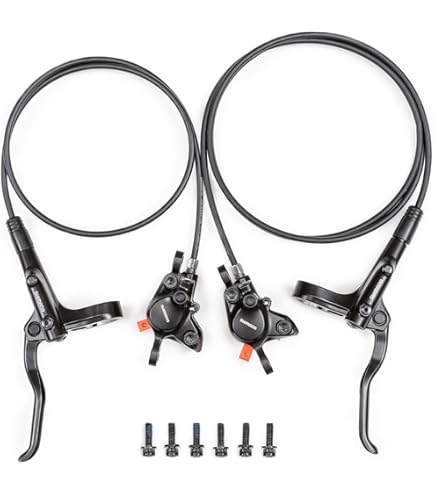 Amazon.com: Hope Tech 4 E4 Disc Brake and Lever Set Black