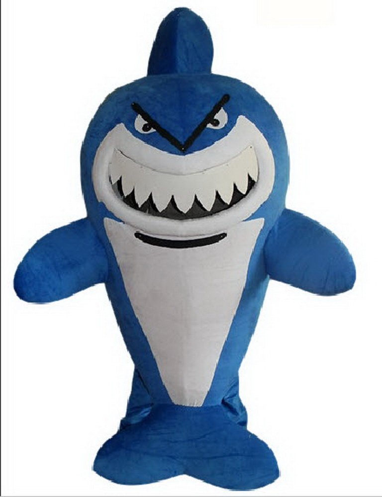 Adult Size Sharks Mascot Costume Sharks Cosplay Costume