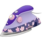 oliso Yaya Han M3Pro Project Mini Steam Iron - Sewing, Quilting, Travel | 1000W Ceramic Soleplate, LED Light, Craft and Travel Steam Iron, Auto-Off, Dual Voltage 120V/220V, Portable, Compact