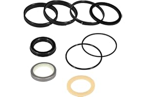 MOONCAR Hydraulic Cylinder Seal Kit 2.5" Bore 1.5" Rod Replace for 1543253C1 G109456 G105550 Suitable for Loader Bucket Case Backhoe Loader 350 580B 580C 580F 680C (2.5" Bore 1.5" Rod)