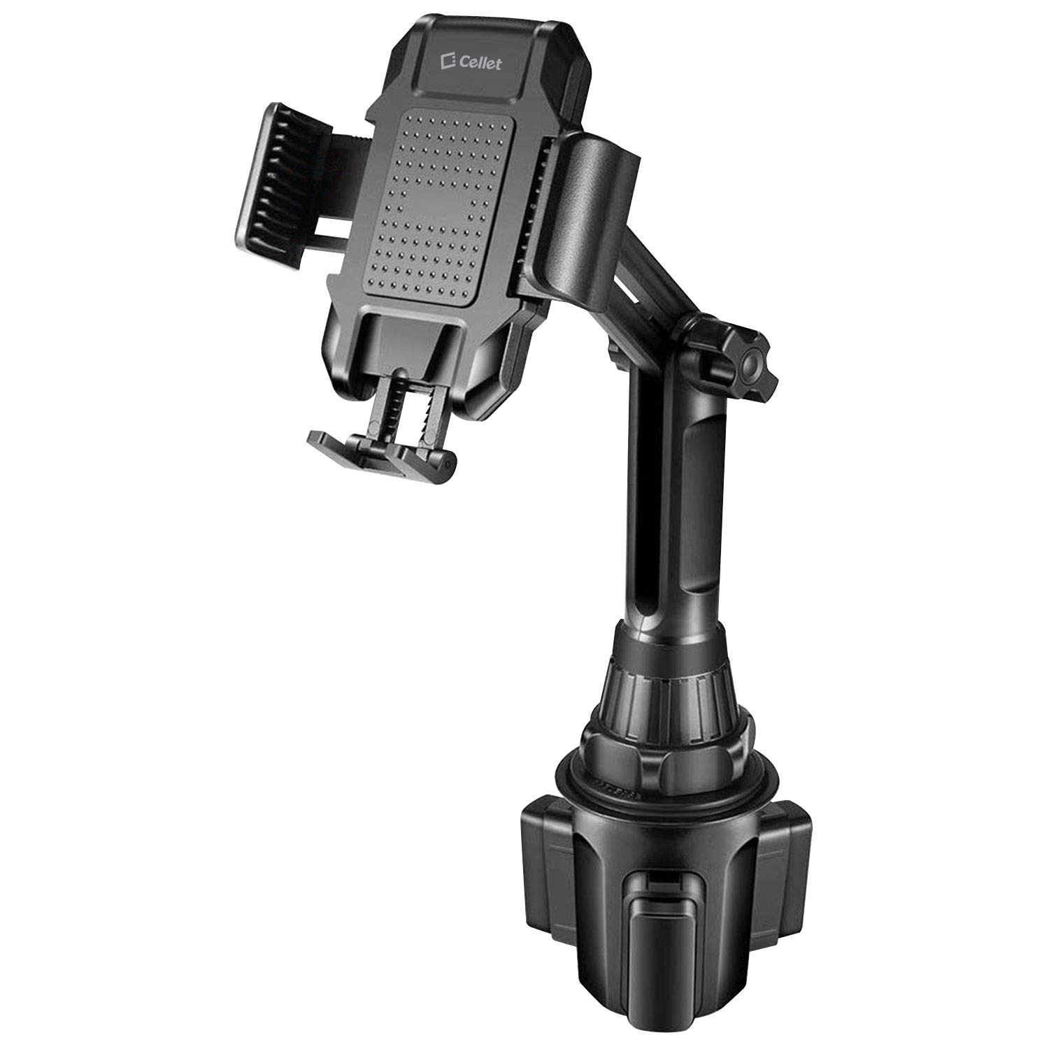 Cup Holder Phone Mount, Cup Holder Phone Holder for Car Phone Cradle Compatible for iPhones and Android Smartphones (Tesla Model 3 Y)
