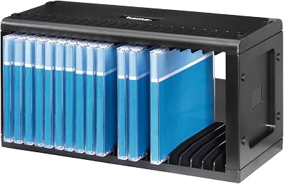 Hama CD Rack for 20 CDs Black Compact Wall or Standing Storage