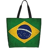 YSBYEIU Cute Flag Tote Bag For Women Men Gifts Large Reusable Shopping Bags for Beach, Travel,Gym,Yoga