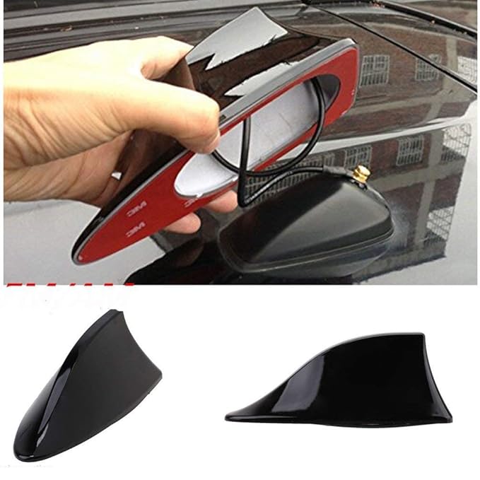 CarDec® Radio Signal Aerial Car Shark Fin Roof Antenna Amazon.in