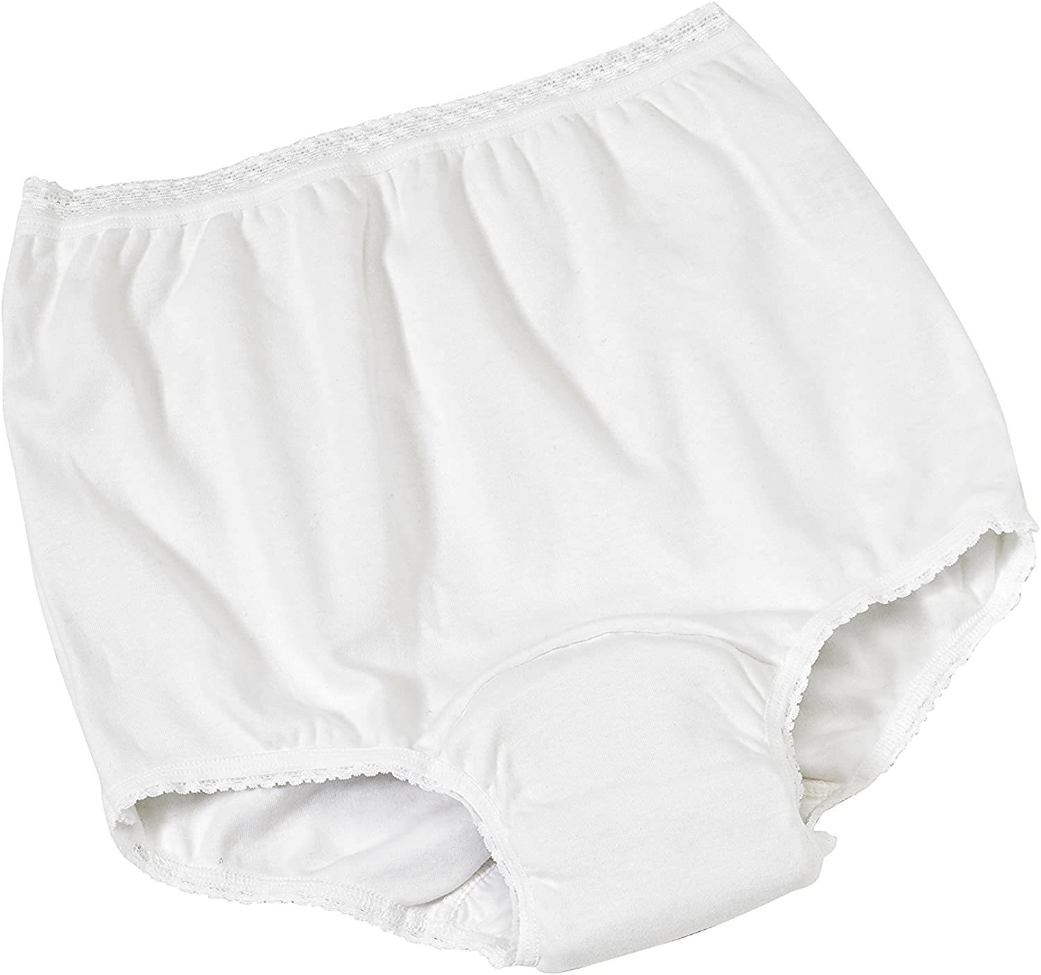 Kylie Female Pants, White, Medium 91-99cm, Light-Moderate Incontinence, 100% Cotton, Machine Washable, Prevents Leaks, Maximum Protection, Highly Absorbent, Discrete & Comfort Fit, Keeps User Dry