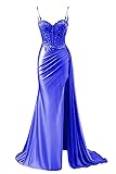 INEWER Womens Spaghetti Straps Sequin Appliques