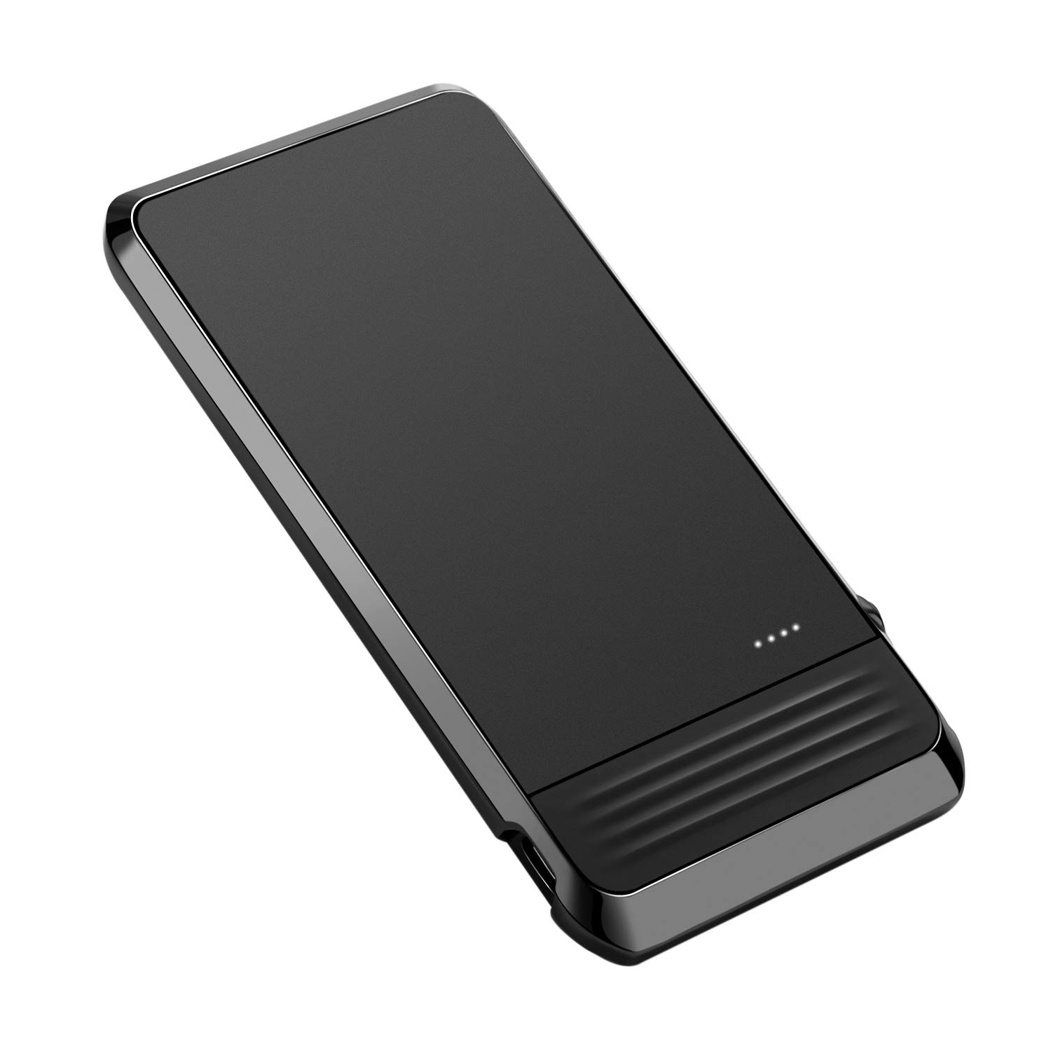 Wireless Portable Charger, AIRGINE QI Wireless Power Bank with Folding Stand for iPhone Xs/XR/X /8 /8p, ipad, Samsung S10 /S9 /Note9 and More (AC Adapter+USB Cable Included)