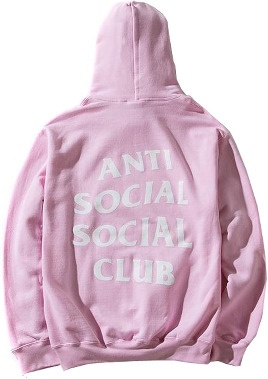 sudadera anti social social club rosa