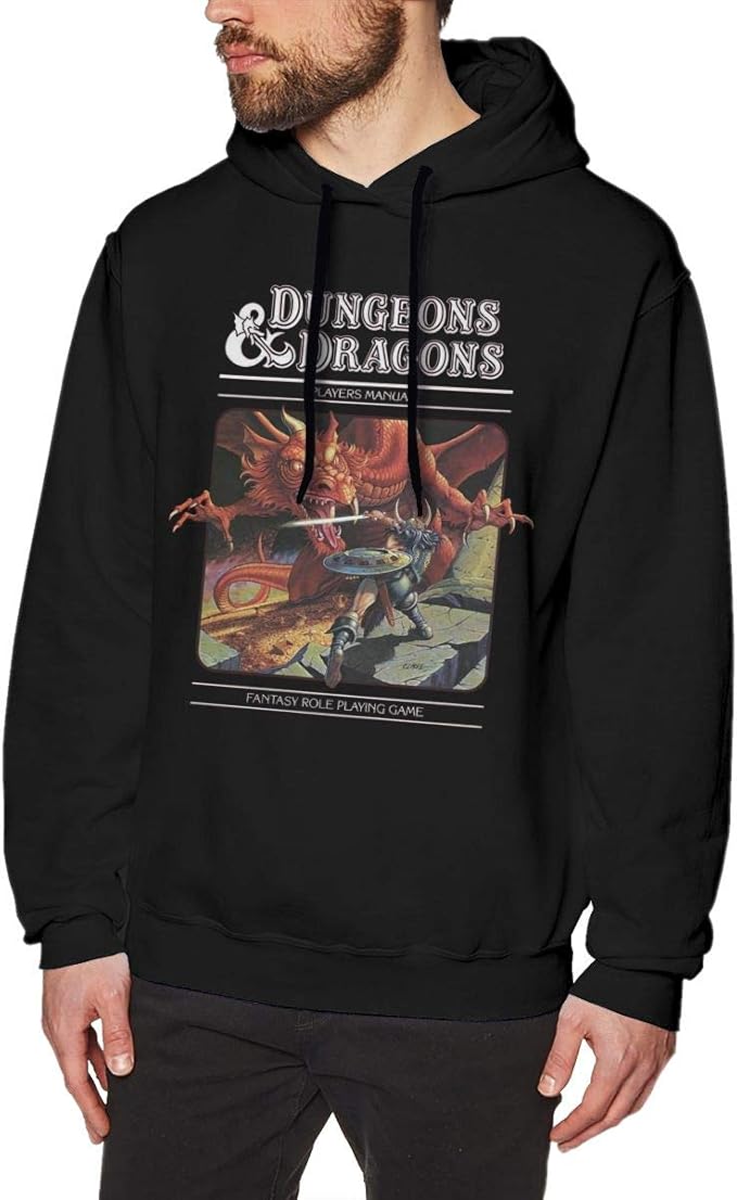 Amazon.com: Dungeons and Dragons Hoodie Men's Long Sleeve Classic Style Long Sleeve Sweatshirt 