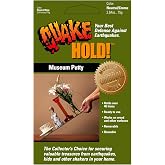 QuakeHold! 88111 Museum Putty 2.64 oz, Neutral Adhesive | Secure antiques, collectibles &amp; breakables with reusable putty that applies easily, removes cleanly &amp; works on most surfaces.