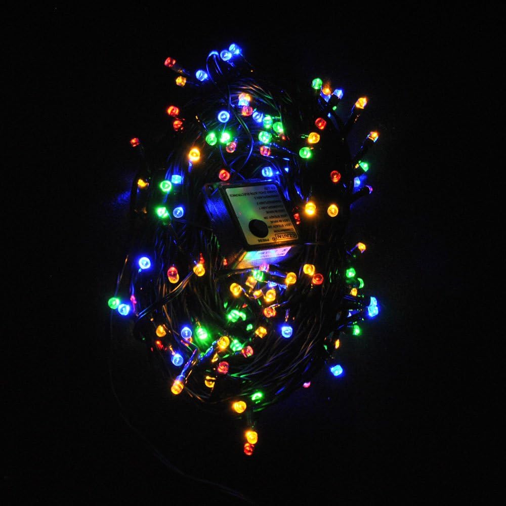 LightsGo Kids Safe Low Voltage Waterproof Outdoor Indoor Christmas Tree LED Fairy Lights Multi-colour 300 LEDs 30 Metres with Extra Long Cable - Image 3