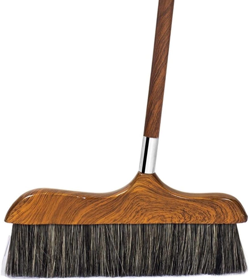 Portable Design Broom Home Hardwood Floor Broom Comfortable Grip, Ensuring Stable And Comfortable Home Cleaning 2 Colors Optional, 95cm Cleaning Supplies (Color : Brown)