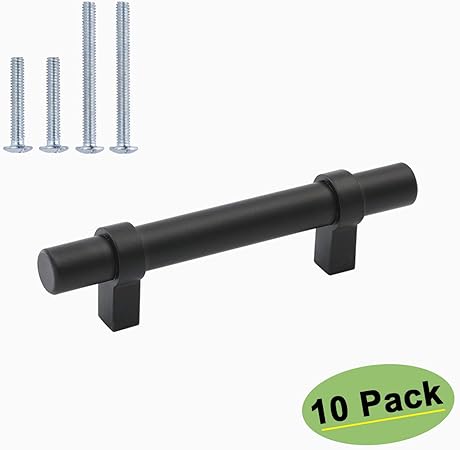 Goldenwarm Black Drawer Pulls 3 Inch Cabinet Handles Black 10 Pack