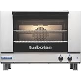 Moffat Turbofan Full Size Countertop Electric Convection Oven - Manual Control, Single Deck, 208v/50/60/1ph
