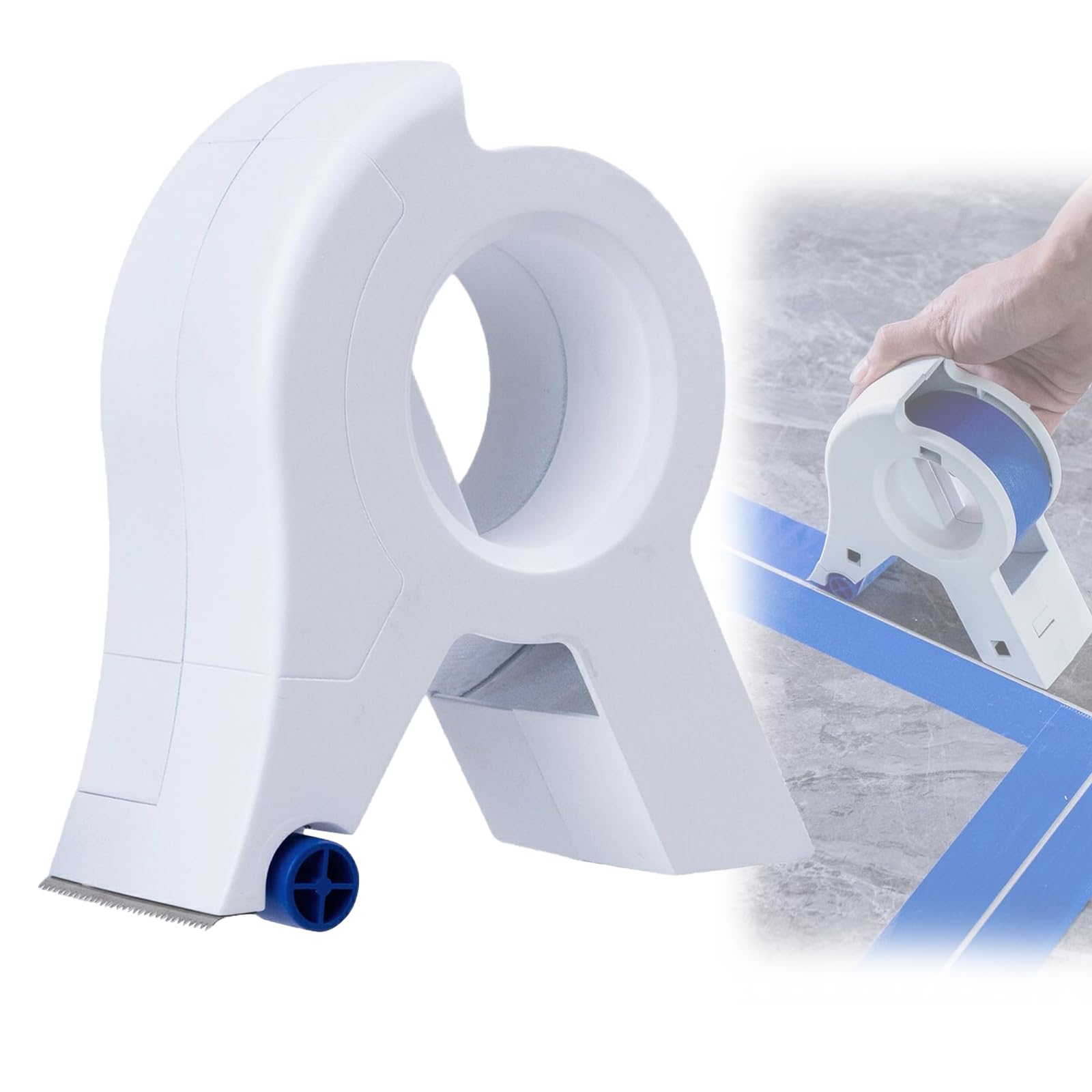 STFALI Masking Master Painter's Tape Applicator, Tape Trim, Pre-Assembled Masking Film Tape Tool, Suitable for Trim, Floors, Windows and Door Frames