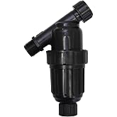 One Stop Outdoor 3/4" Drip Irrigation/Hydroponics Y Filter with 155 Mesh Screen - 3/4" FHT X 3/4" MHT Hose Thread Connections (3/4" Filter)